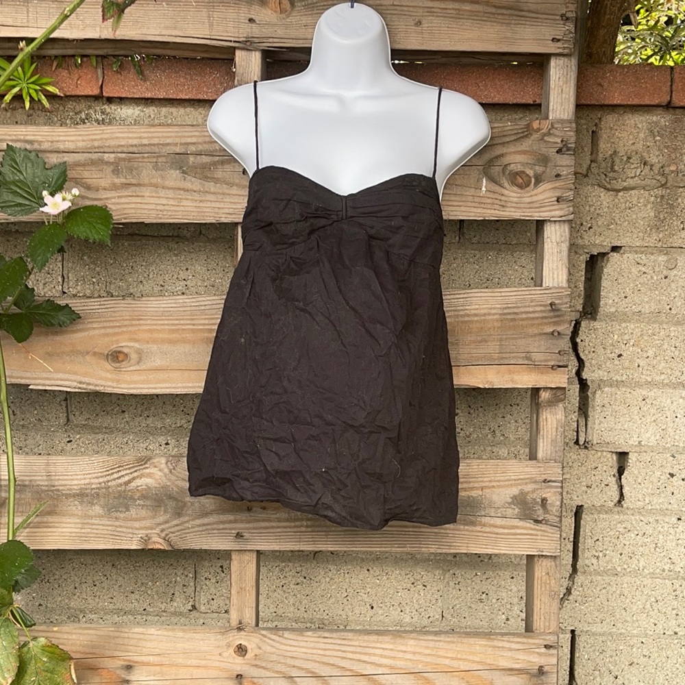 Black tank top